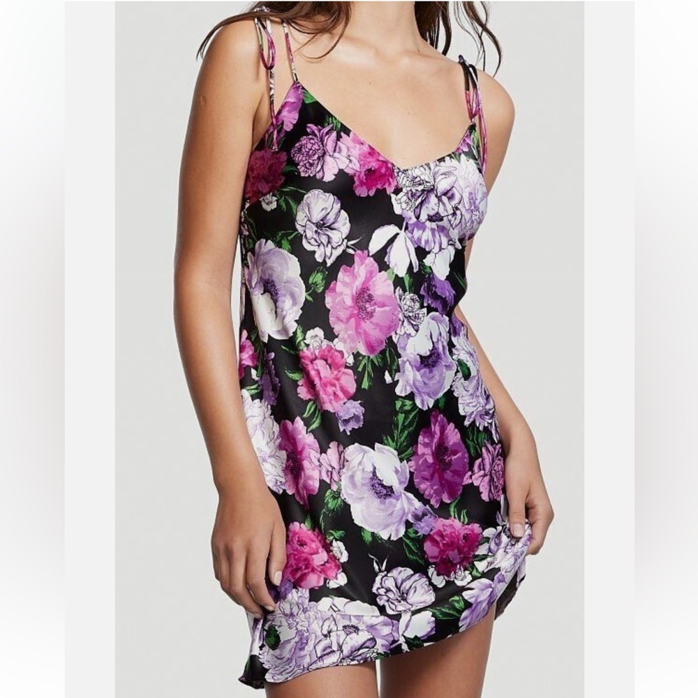 Victoria’s Secret Floral Mini Slip Dress XL